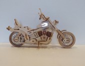 Деревяный мотоцикл