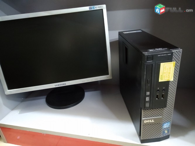 Computer core i3 4160 + 16GB + 256GB SSD + 19" LCD wide screen