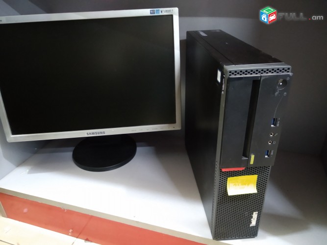 Computer core i3 6100 + 16GB + 256GB SSD + 19" LCD Wide screen