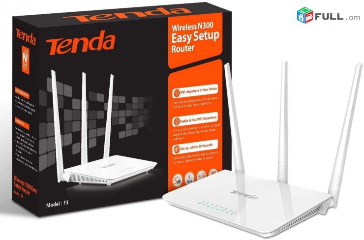 NOR Tenda Router F3 3 Antenna ov