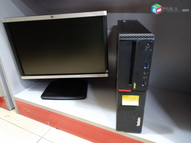 Computer core i3 6100 + 8GB + 128GB SSD + hp 19" LCD Wide screen