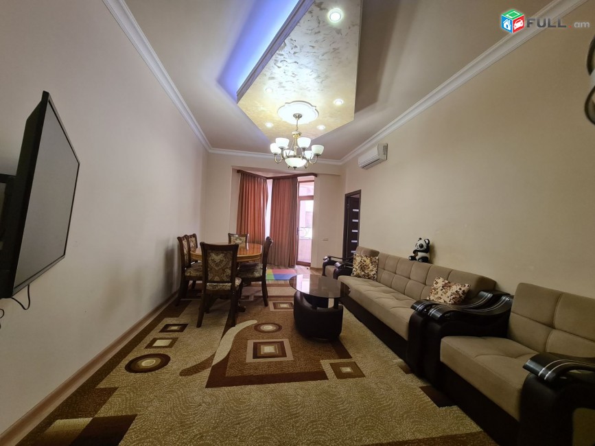 Կոդ 84750  Արամի փողոց 3 սենյականոց բն նորակառույց շենք arami st