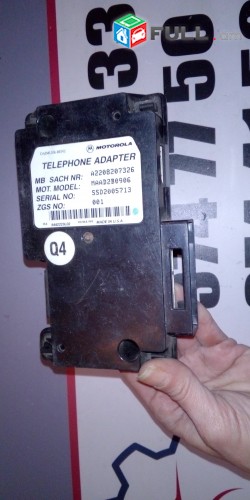 Mercedes Benz W210 W220 C215 Telefon Adapter Motorola A2208207326 HERAXOSI KARAVARMAN BLOKE