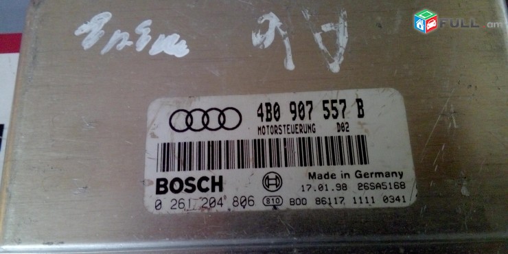 MATORI MOZG AUDI A6 4B C5 1.8 T TURBO 4B0907557B BOSCH 0261204806 26SA5168