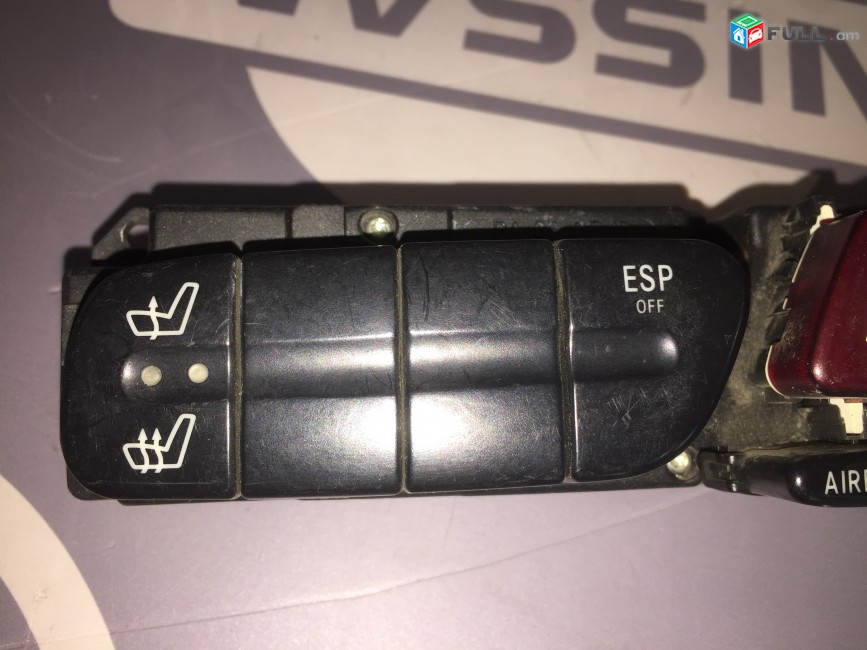 Knopka saloni avarionni KNOPKI BLOK Mercedes-Benz C180 W203 2038208110 203 820 81 10 3306.090101
