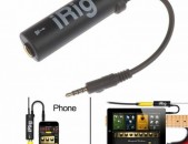 Irig i-rig. original. record mp3 & video sound to android & ios
