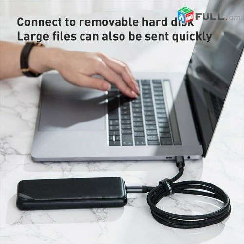 Baseus USB C to Type C Cable 10 Gb / s Adapter Cable MacBook Samsung Data Cord