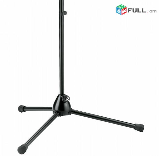 K&M 210 / 9 Tripod Microphone Stand with Telescoping Boom (Black) Made in German