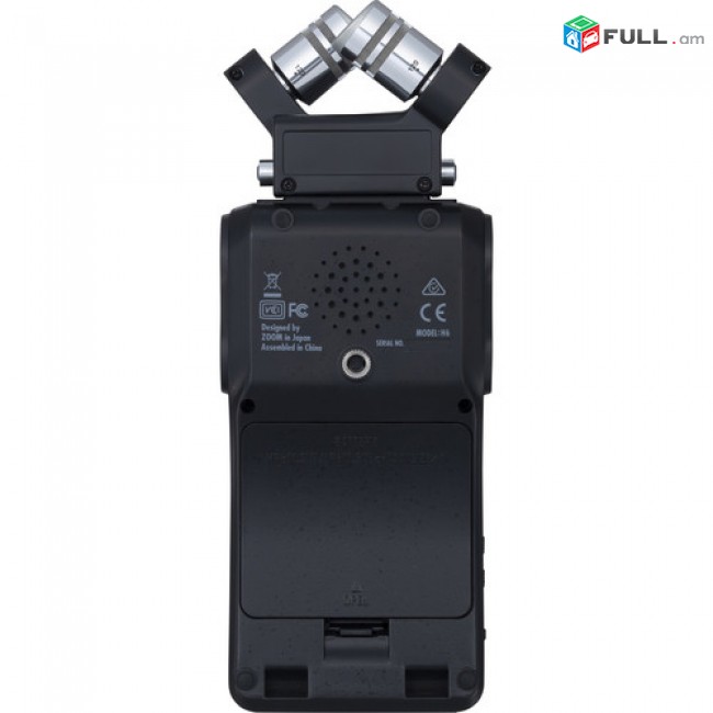 Zoom H6 All Black 6-Input / 6-Track Portable Handy Recorder with Single Mic Capsule (Black)