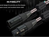 Hifi Balanced XLR Extension Cable for Amplifier Speaker Microphone Regular 3 Pin XLR Male to Female Audio Cable 