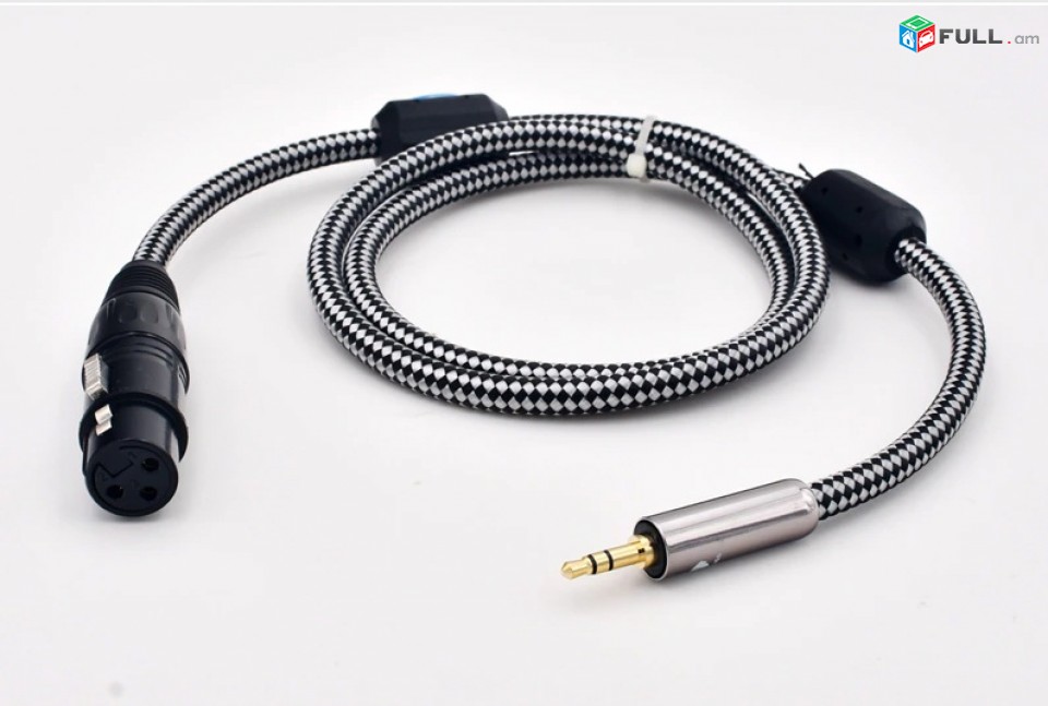 Hi-Fi Microphone Cable 3.5mm Mini Jack to XLR 3 Pin Female for Mobile Headphone PC to Condenser XLR to 3.5 Mic Cable