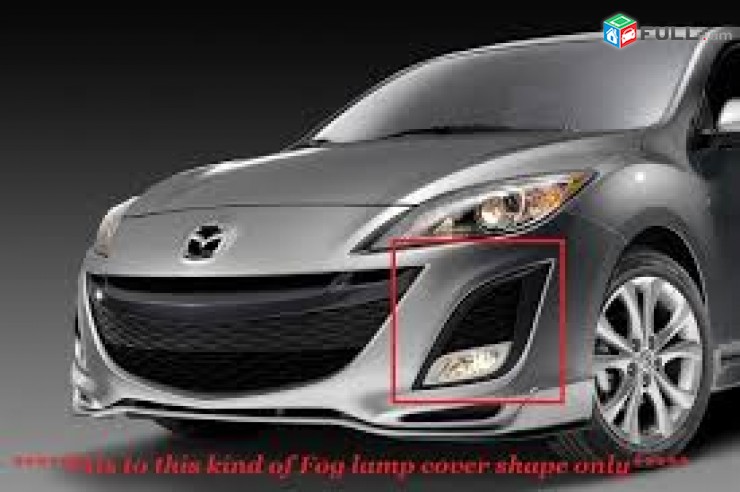 Mazda 3 halogen, tumannik