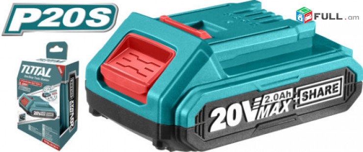 Ակումլյատոր Մարտկոց TOTAL 20V TFBLI2001 akumlyator