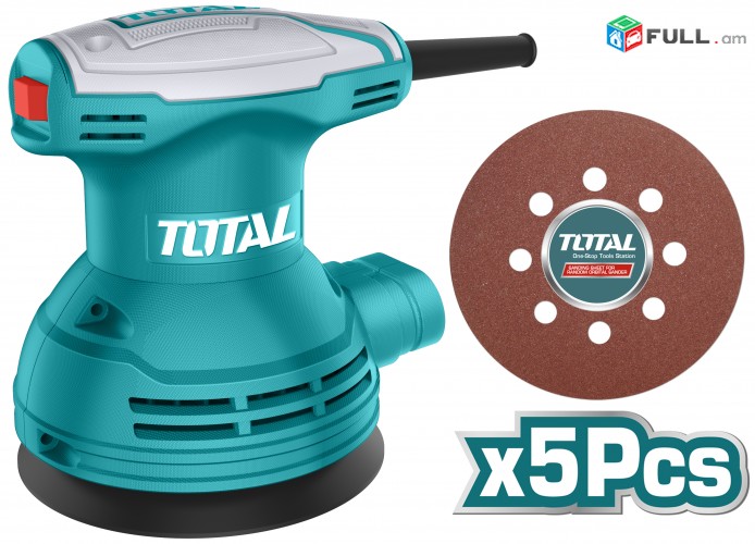 Շլիֆ մաշինա Հղկող մեքենա օրբիտալ TOTAL TF2031256 shlifavalni stanok vibrator