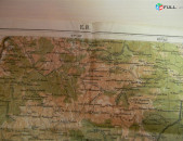 Топокарта (топографическая карта) : Тифлис Е-7 1929г и К-381934г, Эриваньская губерния Е-8 1923г., 3 разные