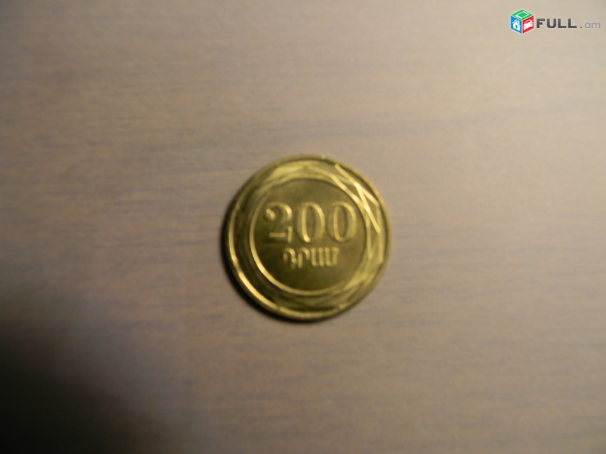 500, 200, 100, 50, 20 и 10 драмов 2003г. Республика Армения. aUNC,	герб, 6 шт. Лот не разбивается.