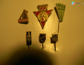 Значок.ГДР-9.Modekind, SOLIDARIDAT XXX, DLT, рыцарь-робот, BVM1. UT. 6 разных 
