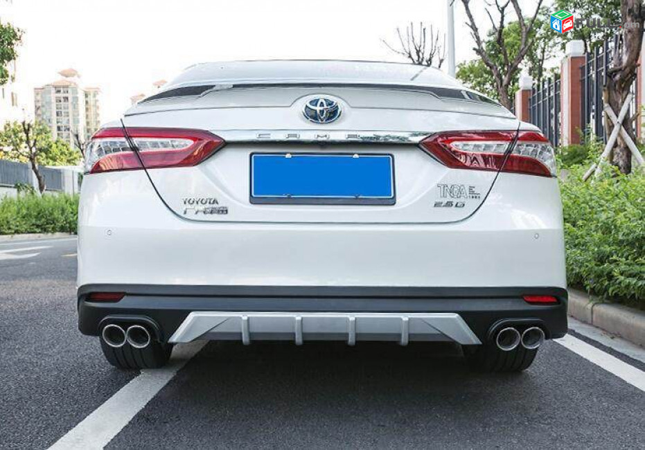 Toyota Camry shti difuzor tyuning bamper spoiler 2018 + tveri