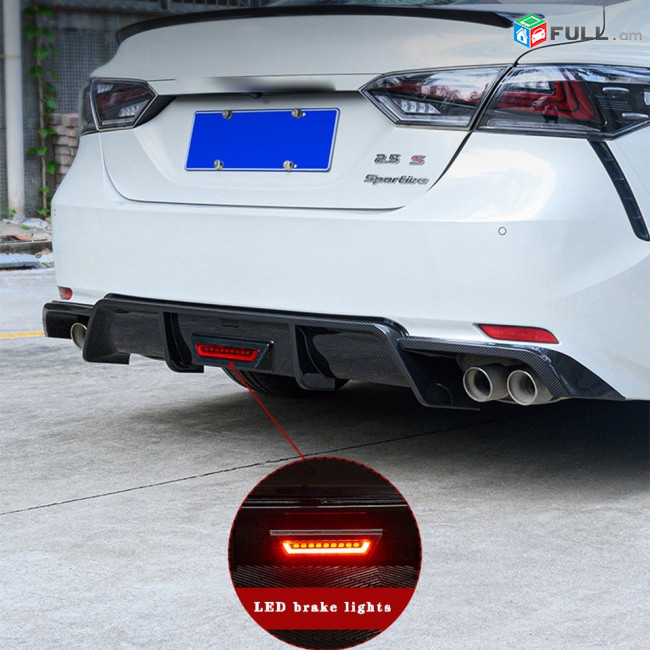 Toyota Camry shti difuzor tyuning bamper spoiler 2018 + tveri