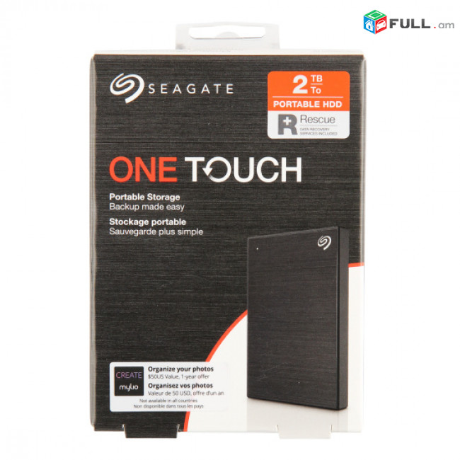 USB3 Portable HDD 2TB SEAGATE External hard drive Երաշխիքով