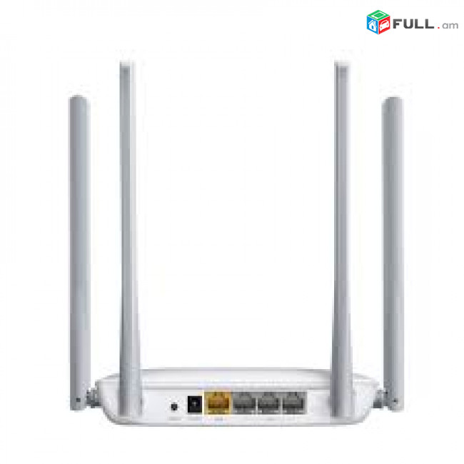 Հզոր Wireless Router Mercusys MW325R POINT, REPEATER 4 antenna Նոր, երաշխիքով