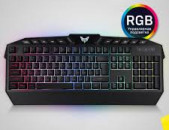 Gaming keyboard CROWN CMGK-404 RGB color Backlighting Characters, 10 Multimedia key MACROS KEY ՆՈՐ