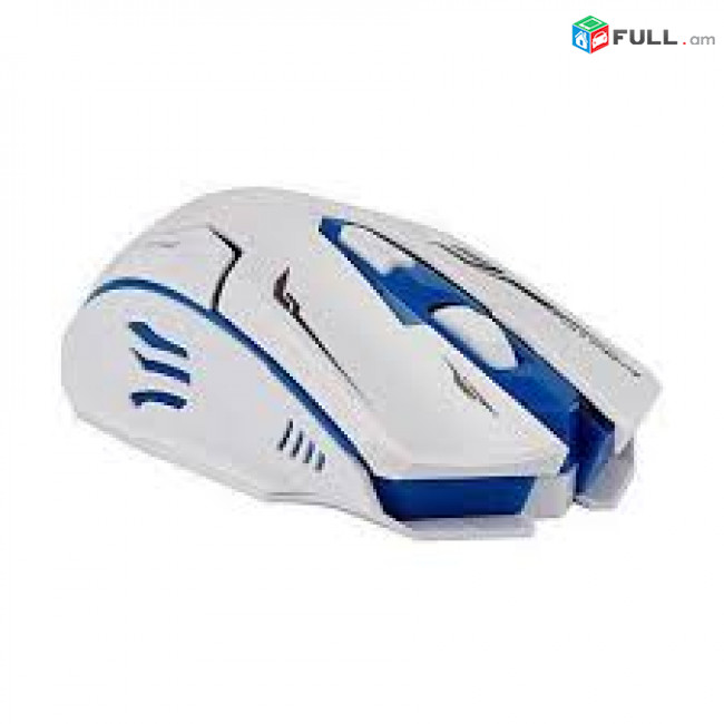 Wireless white keyboard mouse combo HK6500 WHITE նոր