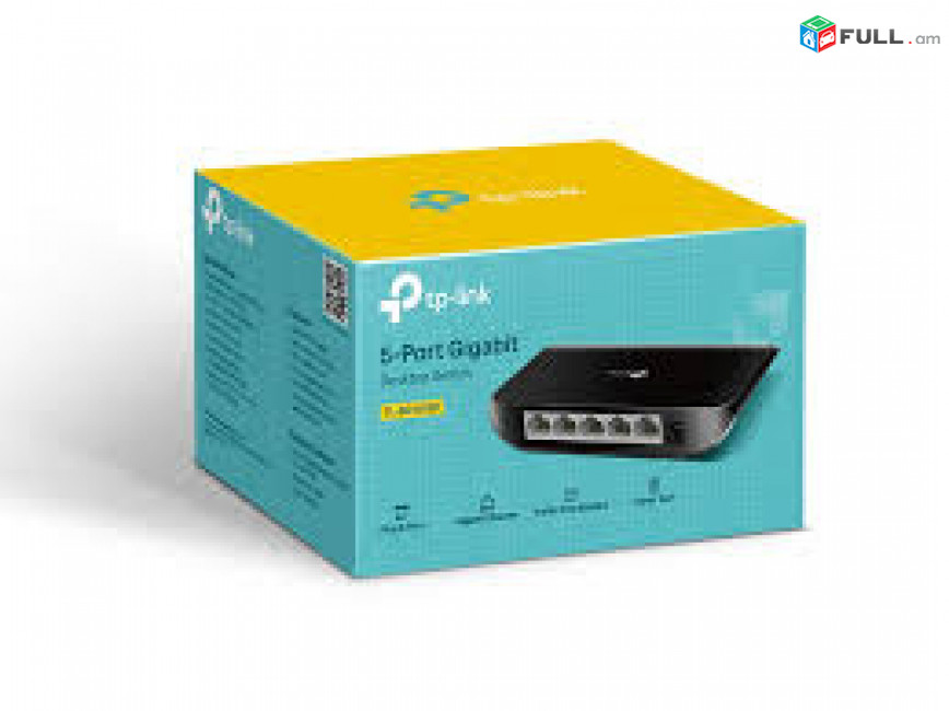 Witch 5 port Gigabit 10/100/1000 Tp-link SG1005D ՆՈՐ 5 портовый гигабитный коммутатор Նոր
