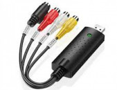 Usb video capture adapter Easycap usb 2 для записи видео и аудио նոր