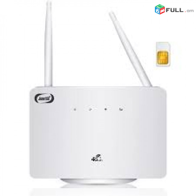 SIM CARD wifi 4G Modem LTE ROUTER 2 antenna Repeater, WISP Նոր, երաշխիքով