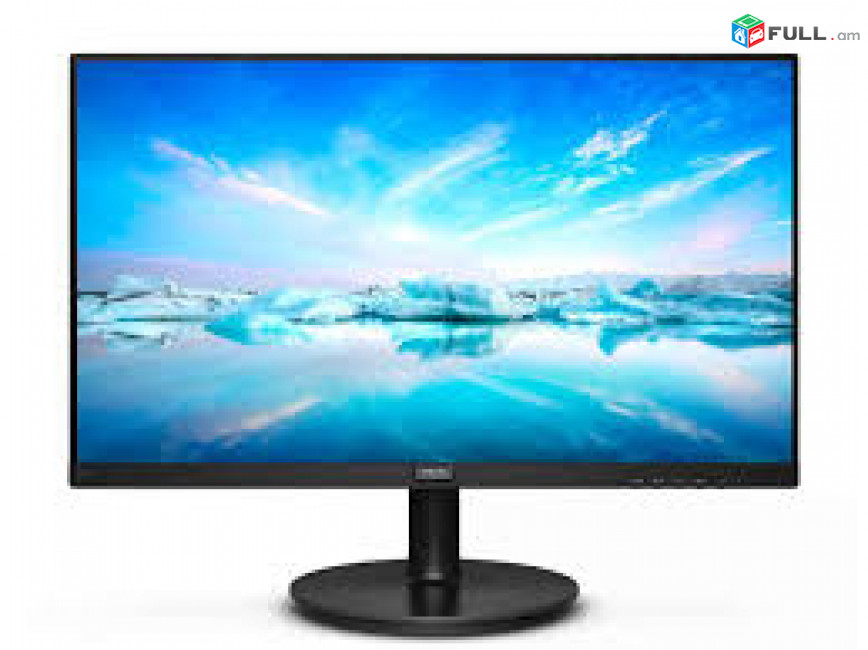 22" Monitor Philips 21.5" 221V8, VA, VGA, HDMI, Frameless նոր, երաշխիքով