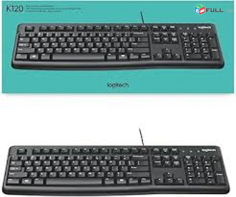 Keyboard Logitech K120 Wired USB ENG/RUS