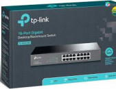 Switch 16 port Gigabit 10/100/1000 Tp-link TL-SG1016D ՆՈՐ 16 портовый гигабитный коммутатор Նոր