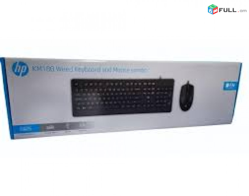 USB Gaming Keyboard and Mouse HP KM100 Water-Proof Keyboard And 1600DPI Mouse NEW