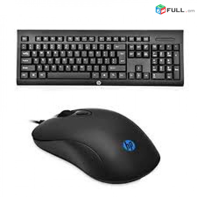USB Gaming Keyboard and Mouse HP KM100 Water-Proof Keyboard And 1600DPI Mouse NEW