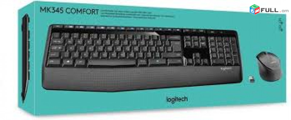 Wireless Keyboard mouse combo LOGITECH MK345 նոր, երաշխիք