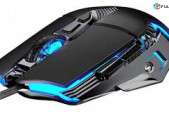Original HP G160 Wired Optical Gaming Mouse Programmable 6 DPI Modes Up To 24004-color Breathing Light նոր