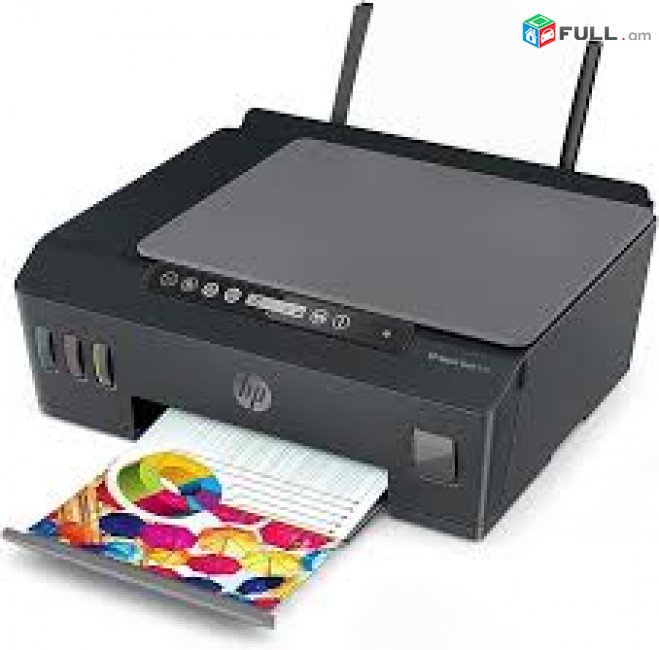 Color wi-fi PRINTER HP Smart Tank 581 Wireless, Bluetooth scanner, xerox 6000 стр.Цв.6000 ст чер Նոր, երաշխիք