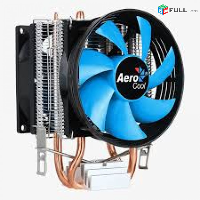 Кулер для процессора Aerocool Verkho 2 Dual 120W AMD INTEL 2 heatpipes 2 fan CPU COOLER universal ՆՈՐ