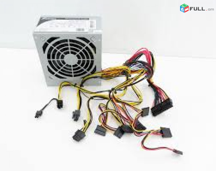 Computer Power supply 600W Powerman 2 * 8pin Pci e/5 * SATA /2 * Molex ; 8 pin CPU Նոր