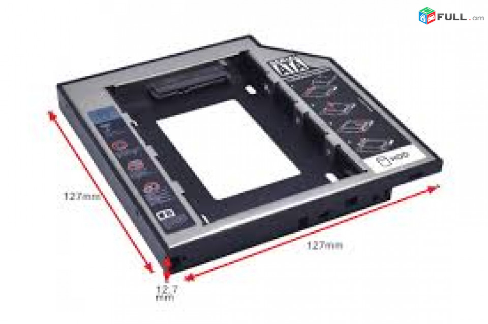 SECOND HDD CADDY Адаптер для жесткого диска Hard Disk Enclosure Case hdd adapter DVD