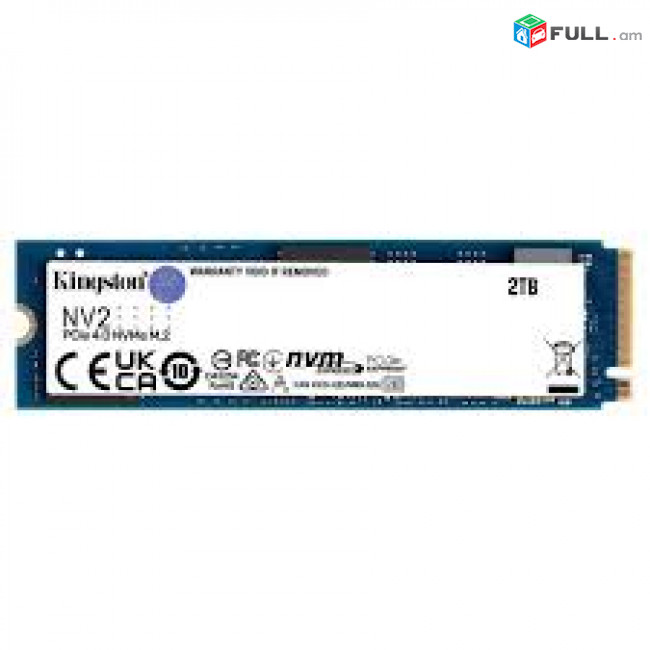 NVME M.2 SSD 2tb Kingston NV2 3500MB/s Read, 2800MB/s write Նոր, երաշխիքով
