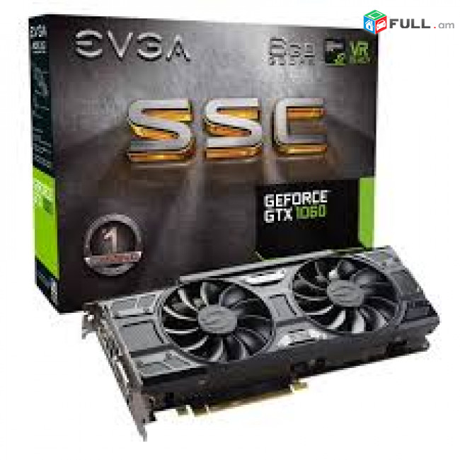 Video Card GEFORCE gtx1060 6gb 192 bit EVGA 2COOLER