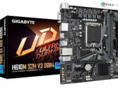 Motherboard 1700 Socket Материнская плата Gigabyte H610M S2H DDR4 for 12-th 13th Gen processor Նոր, երաշխիք