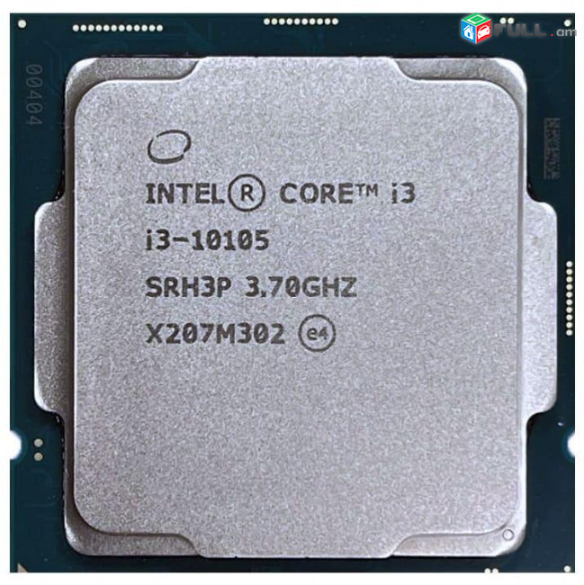 1200 socket Processor Core i3-10105 Նոր, երաշխիքով