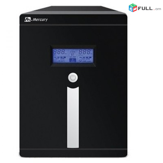 UPS 3000VA Mercury Elite 3000 SMART 1800w AVR STABILLZER 140-300V ՆՈՐ, երաշխիքով