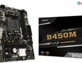 AMD AM 4 Socket Материнская плата Biostar B450MH Նոր, երաշխիքով