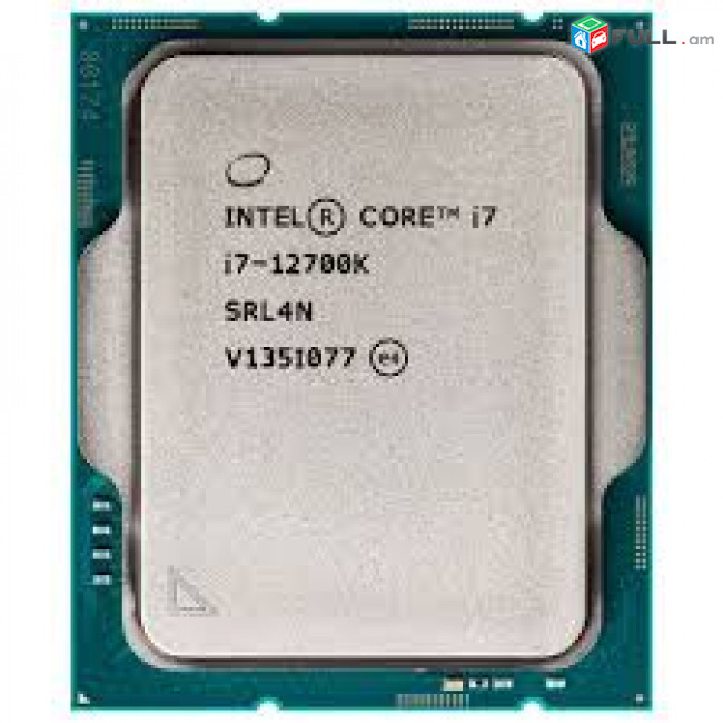 1700 socket Processor Core i7-12700K Նոր, երաշխիքով