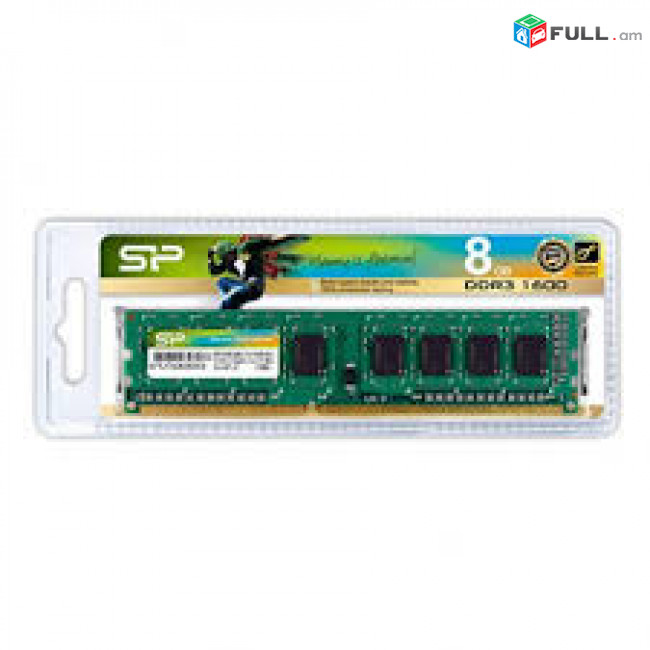 RAM DDR3 8GB Siliconpower DDR3L 1600 Mhz Նոր, երաշխիքով