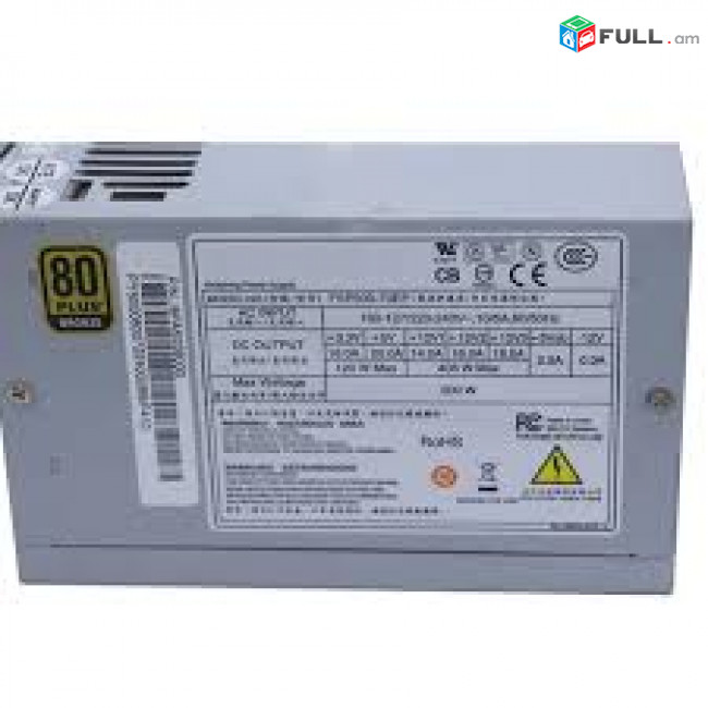 Computer Power supply 500W FSP 80plus bronze 2 * 8pin Pci e/4 * SATA /2 * Molex, 4 pin CPU Նոր